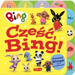 BING: Book with tabs – cardboard picture book for children (Polish)