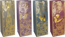 Sac cadeau pour bouteille M 36 × 12,5 × 8,5 cm – toutes saisons