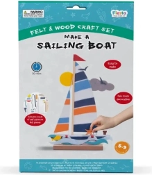 Fiesta Crafts 3D-Puzzle – Kreativset Segelboot