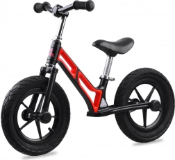 Loopfiets TINY BIKE met 12" luchtbanden en magnesiummark – Rood