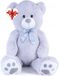 Rappa grote pluchen beer 100 cm met strik en label