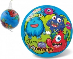 Opblaasbare kinderbal Monsters 23 cm in net