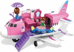 vliegtuig met figuurtjes 34 cm