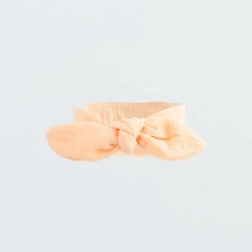 Mousseline haarband voor baby New Baby Leny Peach 3–6 maanden
