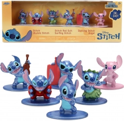Set van metalen figuurtjes STITCH en ANGEL 4 cm – 6 stuks