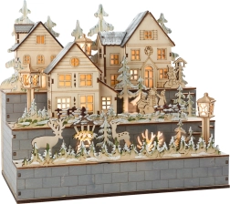 Small Foot lampe en bois Village d’hiver