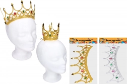 Carnavalskroon in goud/zilver