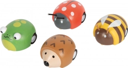 Small foot houten opwindbaar diertje