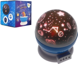 Projector van de nachtelijke hemel op batterijen en USB, kunststof, 14 × 11 cm