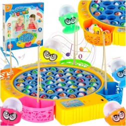 Jeu familial d’adresse pêche – 45 poissons et 4 cannes