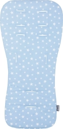 Zachte kinderwageninleg Chipolino Blue Stars