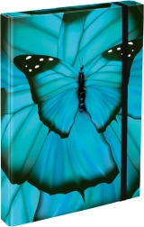 Mappenset voor schoolschriften A4 Butterfly van BAAGL