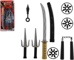 Ninja zwaardset met accessoires