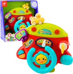 Interactive airplane dashboard for young pilots