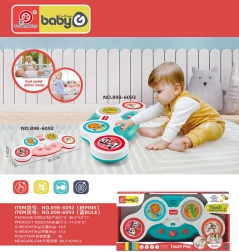 aanraakgevoelige kinderdrums voor de allerkleinsten