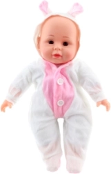 Baby Doll with Sounds 30 cm in White Outfit