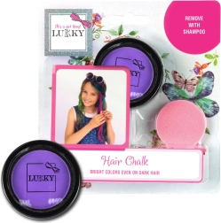 Hair Chalk Lukky with Applicator Purple