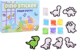 Productie van foamstickers Dino