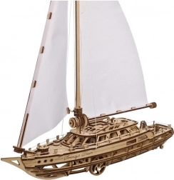 UGEARS 3D wooden mechanical model kit – Serenity's Dream yacht