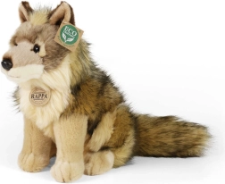 Loup en peluche 24 cm éco-responsable
