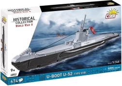 Bouwset onderzeeër U-BOAT U-52 type VIIB 1:144 (474 onderdelen)