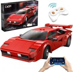 CaDA RC Building Set Sports Car Red Shadow 1:20, 328 pieces