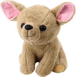 Plush Toy Chihuahua Beige 22 cm