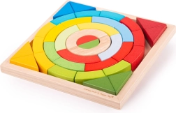 Bigjigs Toys arcs et triangles en bois empilables