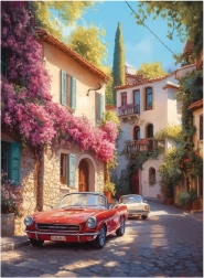 Bougainvillea Street Puzzle 1000 pieces