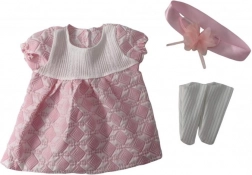 Roze jurk voor poppen 40 - 43 cm