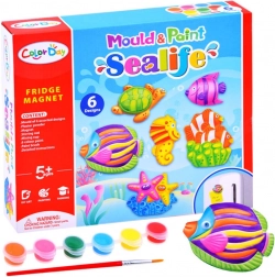 Creatieve set magneten met thema van de onderwaterwereld