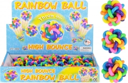 Stuiterende kleurrijke bal 4 cm