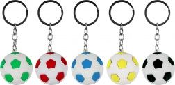 Sleutelhanger Voetbal 35 mm Mix Kleuren