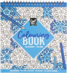 Kleurboek Blauw 21x20 cm