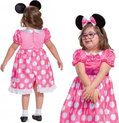 DISNEY Minnie kostuum voor kinderen met een beperking 109–123 cm (5–6 jaar)