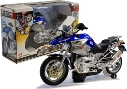Moto pour enfants à piles avec lumières et musique – bleu