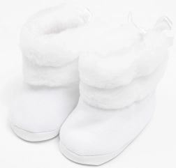 Baby winterlaarsjes NEW BABY wit 3–6 maanden