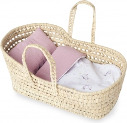 Moses basket for doll with bedding, large Antonio Juan