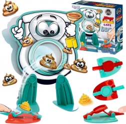 Woopie familievaardigheidsspel Poepjes schieten in het toilet