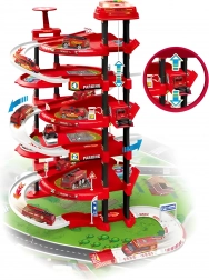 XXL Brandweergarage - 5 verdiepingen + speelmat, 82 onderdelen