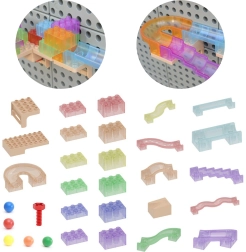 Constructieset Knikkerbaan Masterkidz STEM 120 delen