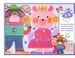 Kit créatif avec gemmes Animaux de Djeco