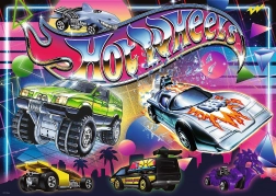Puzzle TREFL Hot Wheels jaren 80, 500 stukjes