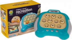 Interactief logisch spel in de vorm van een gamepad voor kinderen – Blauw