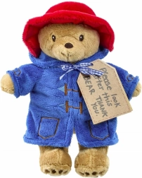 Pluchen teddybeer PADDINGTON voor de allerkleinsten 22 cm