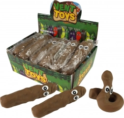 Rekbaar antistress speeltje drol met ogen