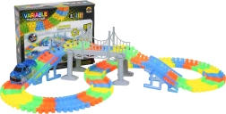 Glow-in-the-dark racing track VARIABLE 165 pieces