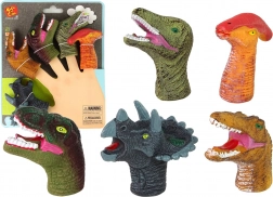 Bunte Fingerpuppen Dinosaurier, Set 5 Stk