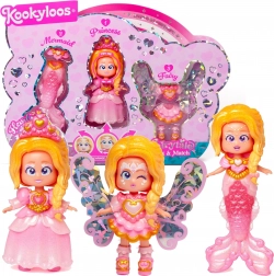 KookyLoos Fairytale Hearts 3-in-1 – fairy, mermaid and princess