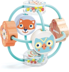 Hochet Djeco BabyBali pour enfants dès 3 mois